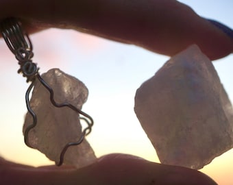 RAW Cryolite Specimen-Rough Cryolite or Tumbled Cryolite connects the heart and mind Synergy Stone from Greenland