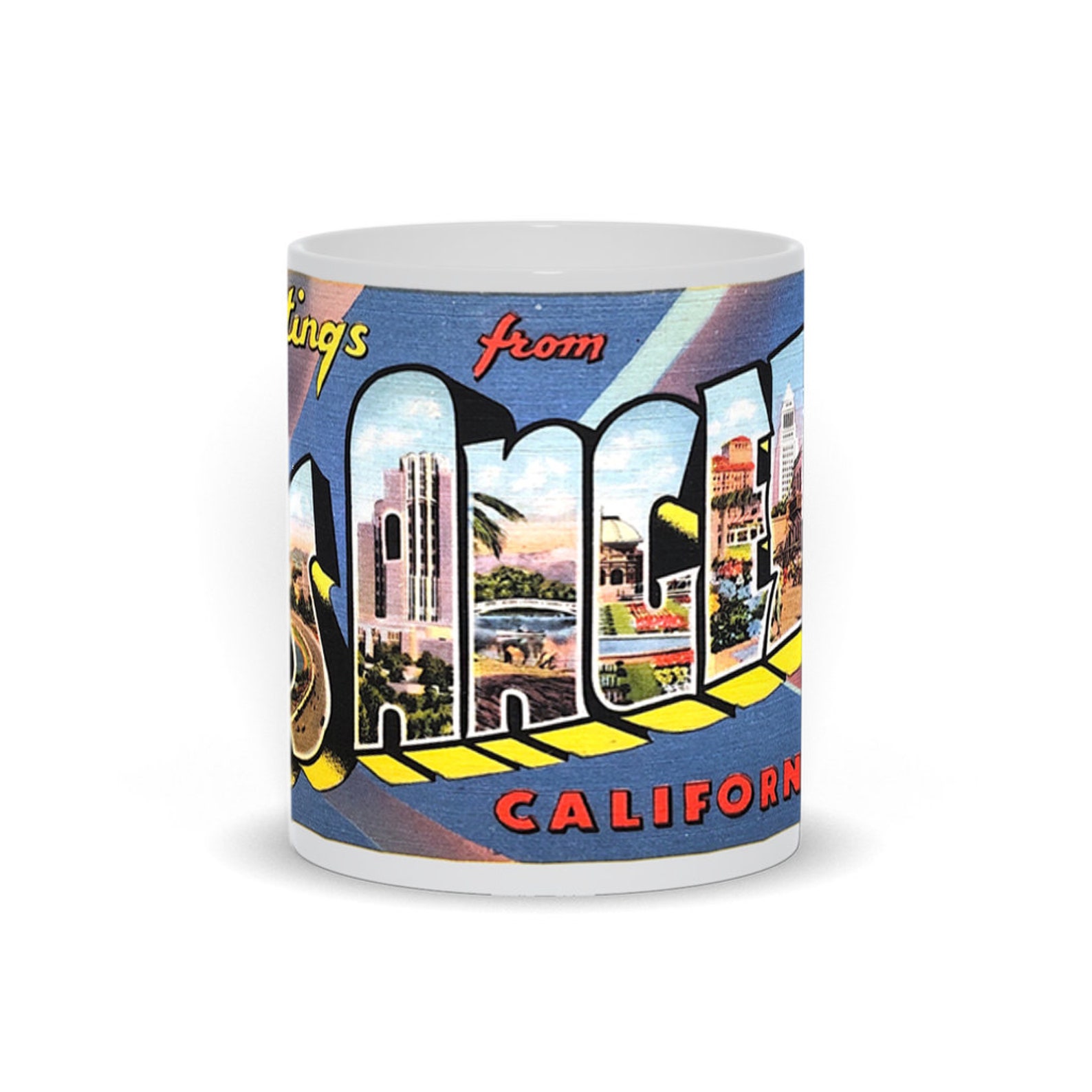 Los Angeles Mug, LA Gifts, Los Angeles Souvenir, Birthday Mug, Los