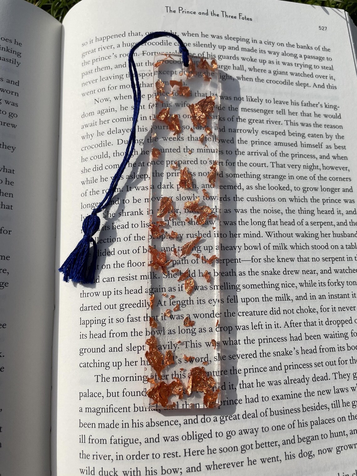 Handmade gold foil bookmark Etsy