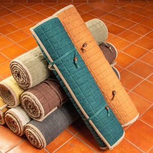 Child&#39;s Wild Hemp Yoga Mat. 100% Handmade, Eco Friendly, Natural and Biodegradable. Naturally Rubber & Latex Free