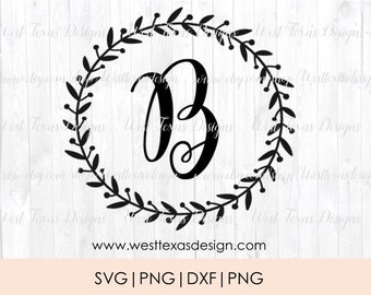 Download Monogram b svg | Etsy