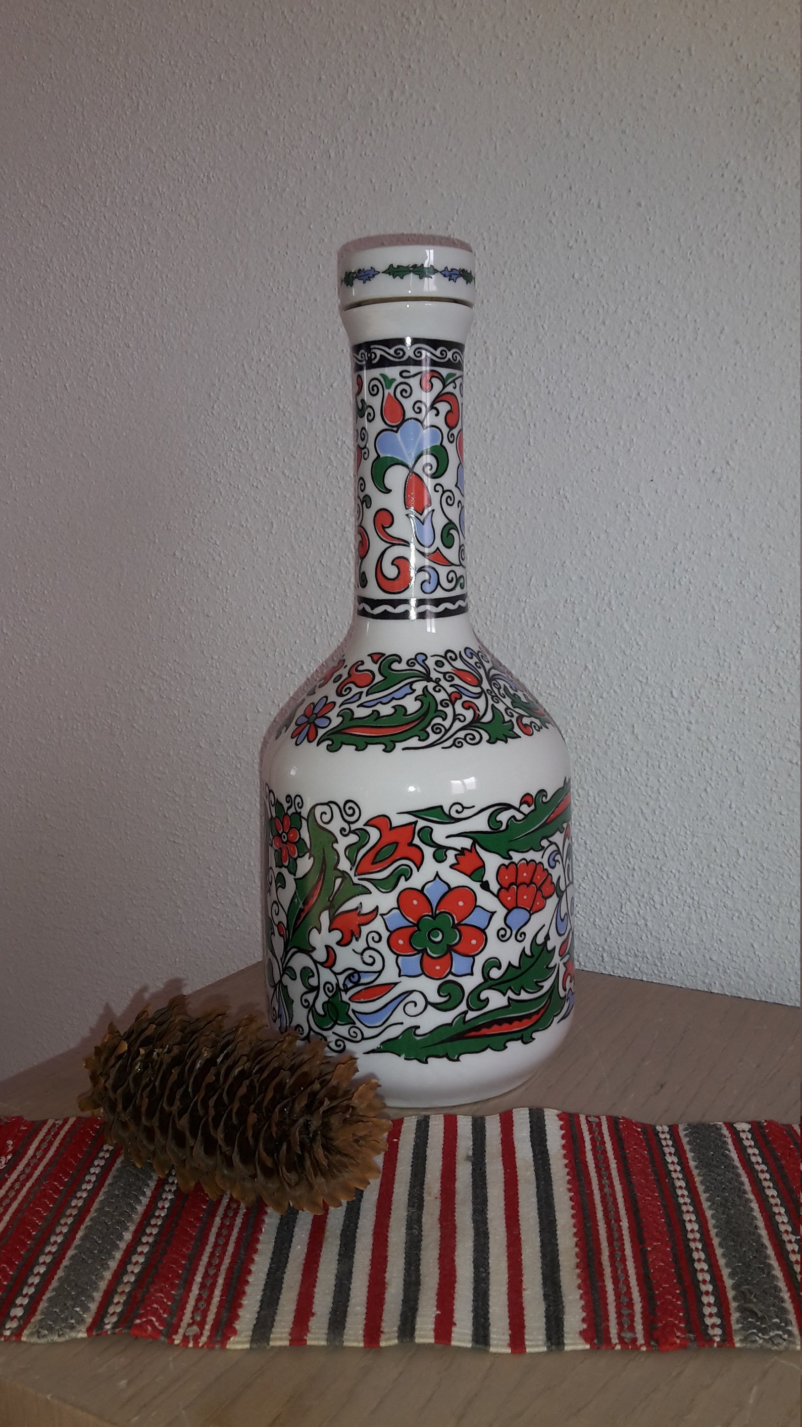 Ceramic metaxa liquor bottle porcelain Greek liquor bottle Etsy