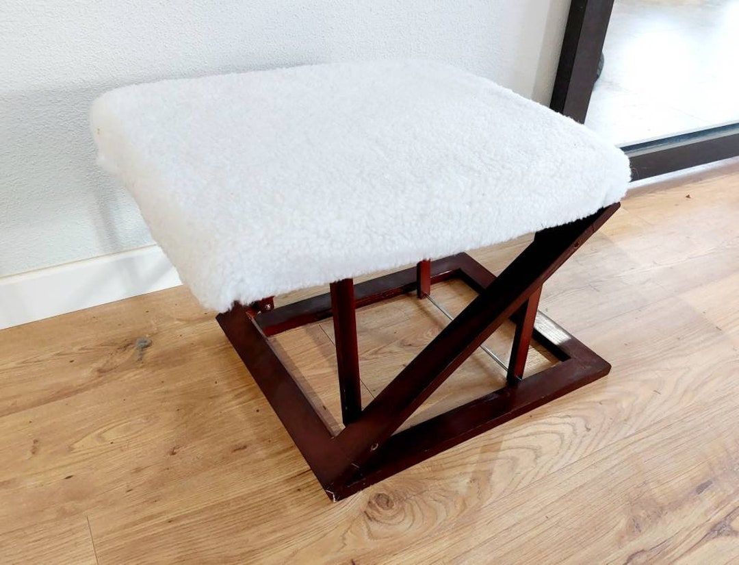 Foldable Footstool Retro Mcm Rv Folding Footstool Retro Etsy