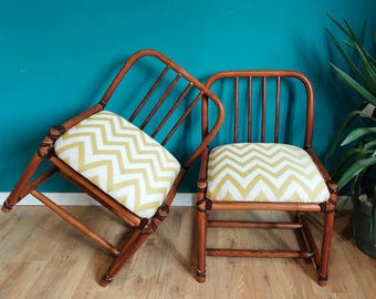 ミッドセンチュリーモダンラタンチェア 1970年代 香港 ペア - Etsy 日本