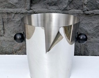 Atomic stainless steel champagne bucket WMF