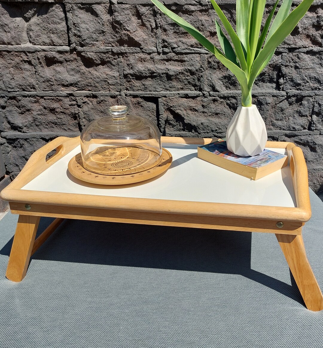 Breakfast in Bed Tray Mcm Folding Lap Tray Kids Tv Tray - Etsy