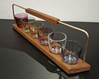 Copos de licor vintage | doses de licor em formato orgânico | utensílios de bar mcm