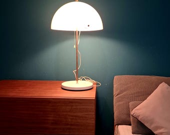 1970s Mushroom table lamp by Fagerhults Sweden | 1 of 2 Space Age large table lamp