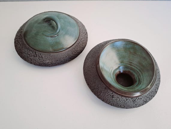 Art clay pot set, clay pottery ceramics, handcrafted clay pots, burnt clay pots