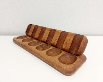 Bauhaus wooden tobacco pipe stand | pipe display