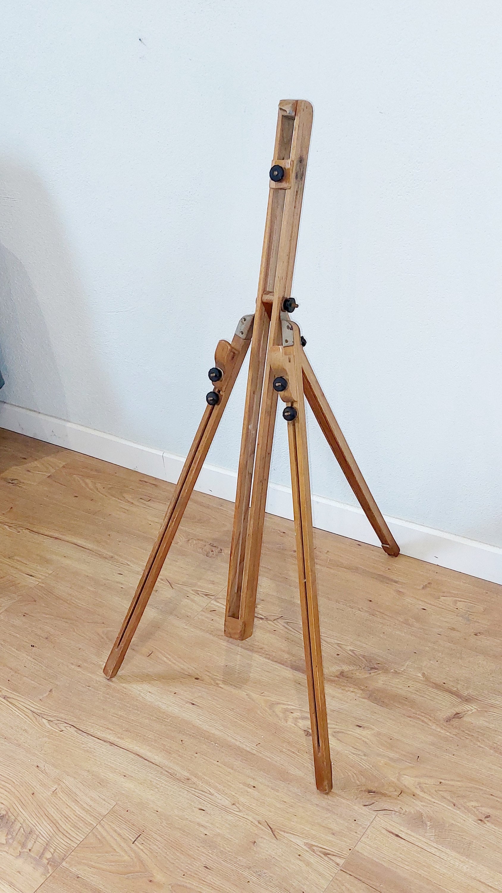 Beech Wood Professional Grade Easel Single Rocker Height Adjustable Horizontal Vertical Solid Wood Floor Standing Large Easel - AliExpress | Adjustable Easel Stand Solid Wood Portable Collapsible Telescopic | イーゼル | ERICAT