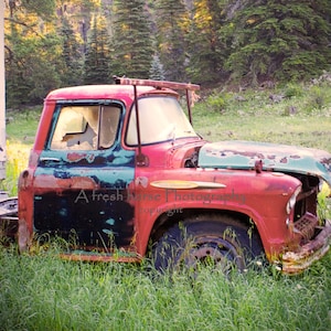 Old Rustic Farm Truck digital picture