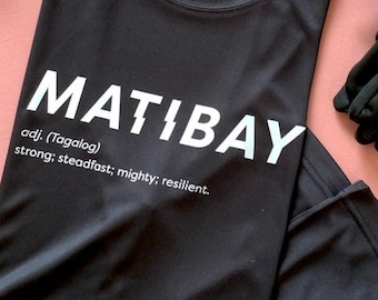 Matibay Tanktop | Feuchtigkeitstransportierendes Activewear Top | Filippinisches asiatisches Tagalog Inspirierendes bequemes Kleidungsstück