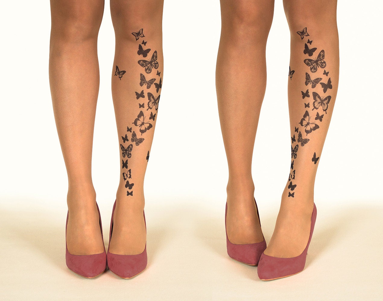 pantyhose tattoo Etsy butterfly Lick my huge clit