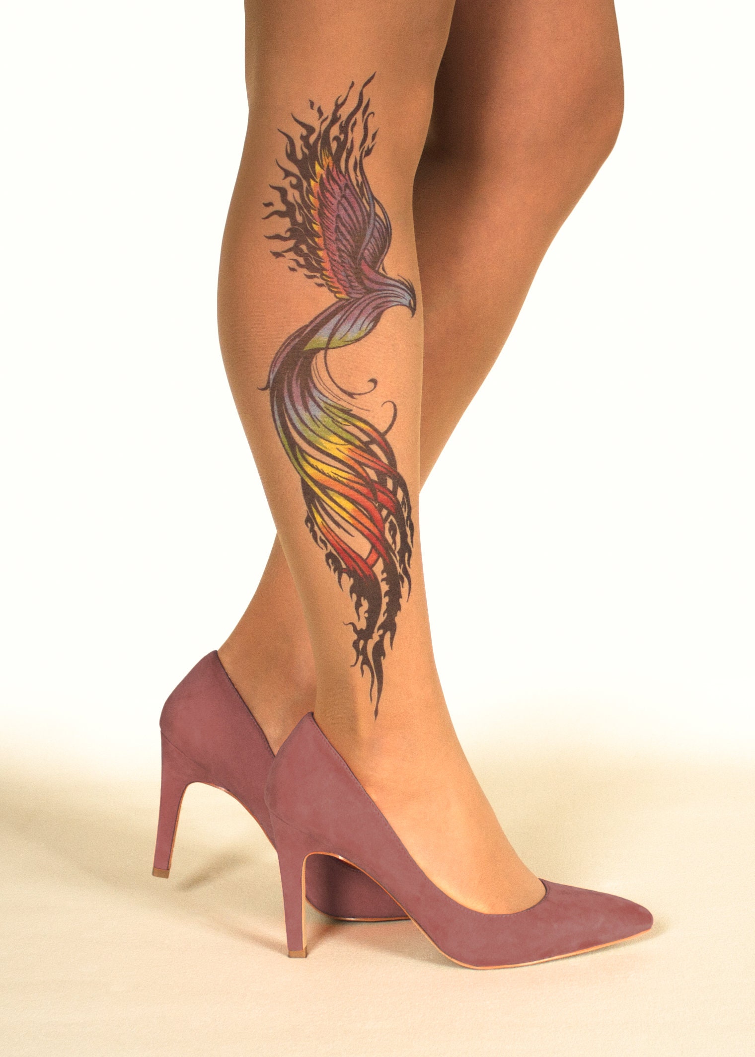 phoenix tattoo ankle