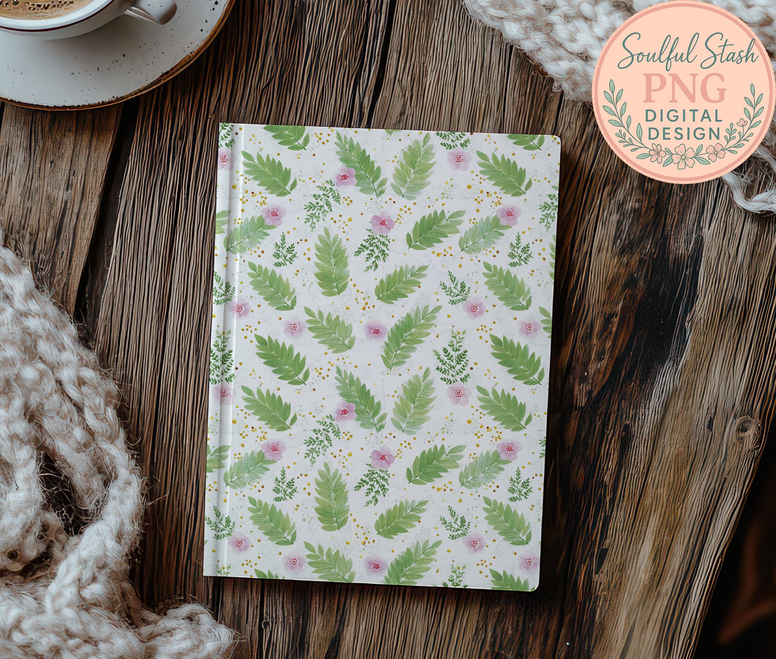 Cottagecore Spring Green Floral Paper Bundle Soft Botanical Patterns ...