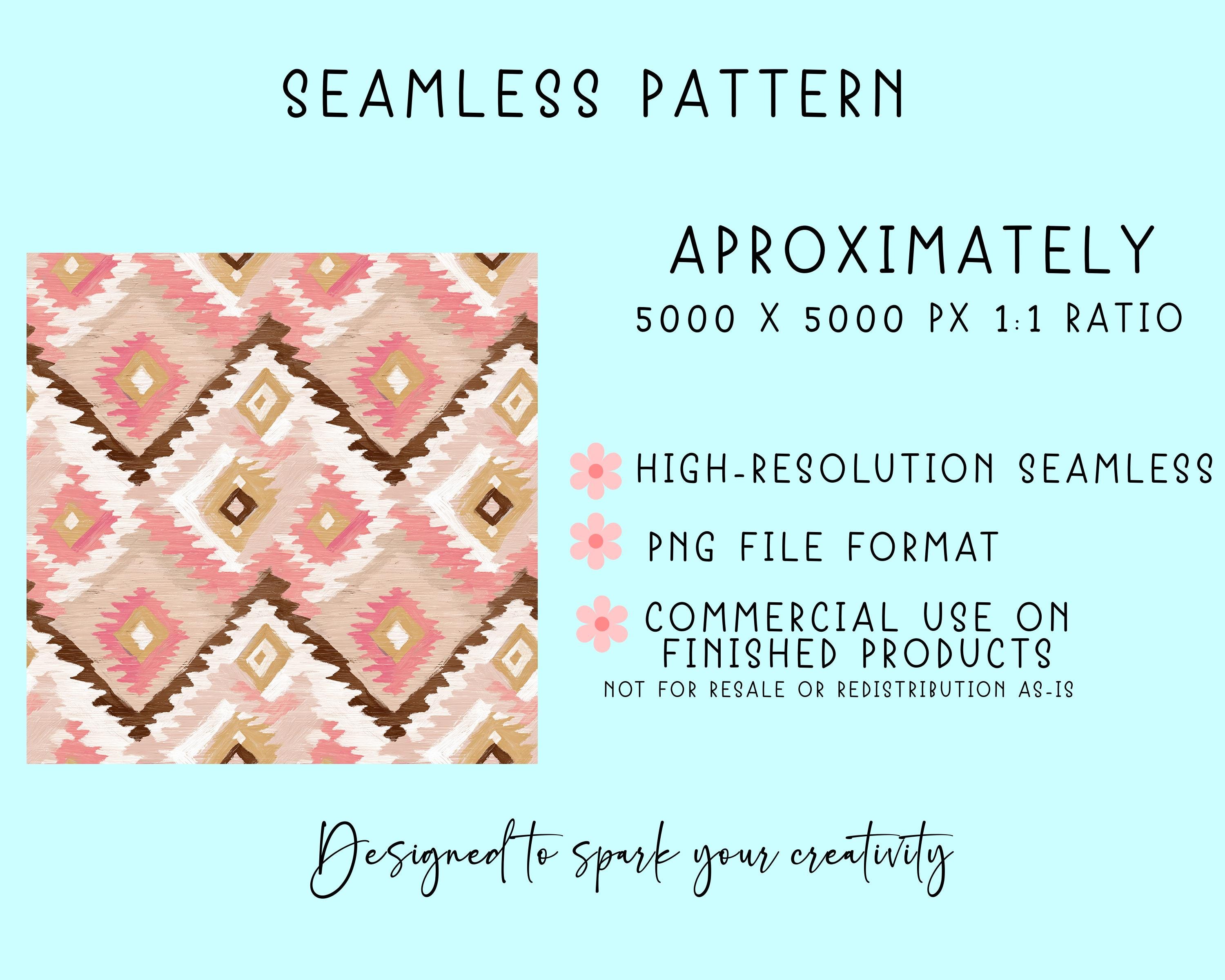 Pastel Pink Boho Seamless Pattern Bundle Nursery Southwestern Aztec ...