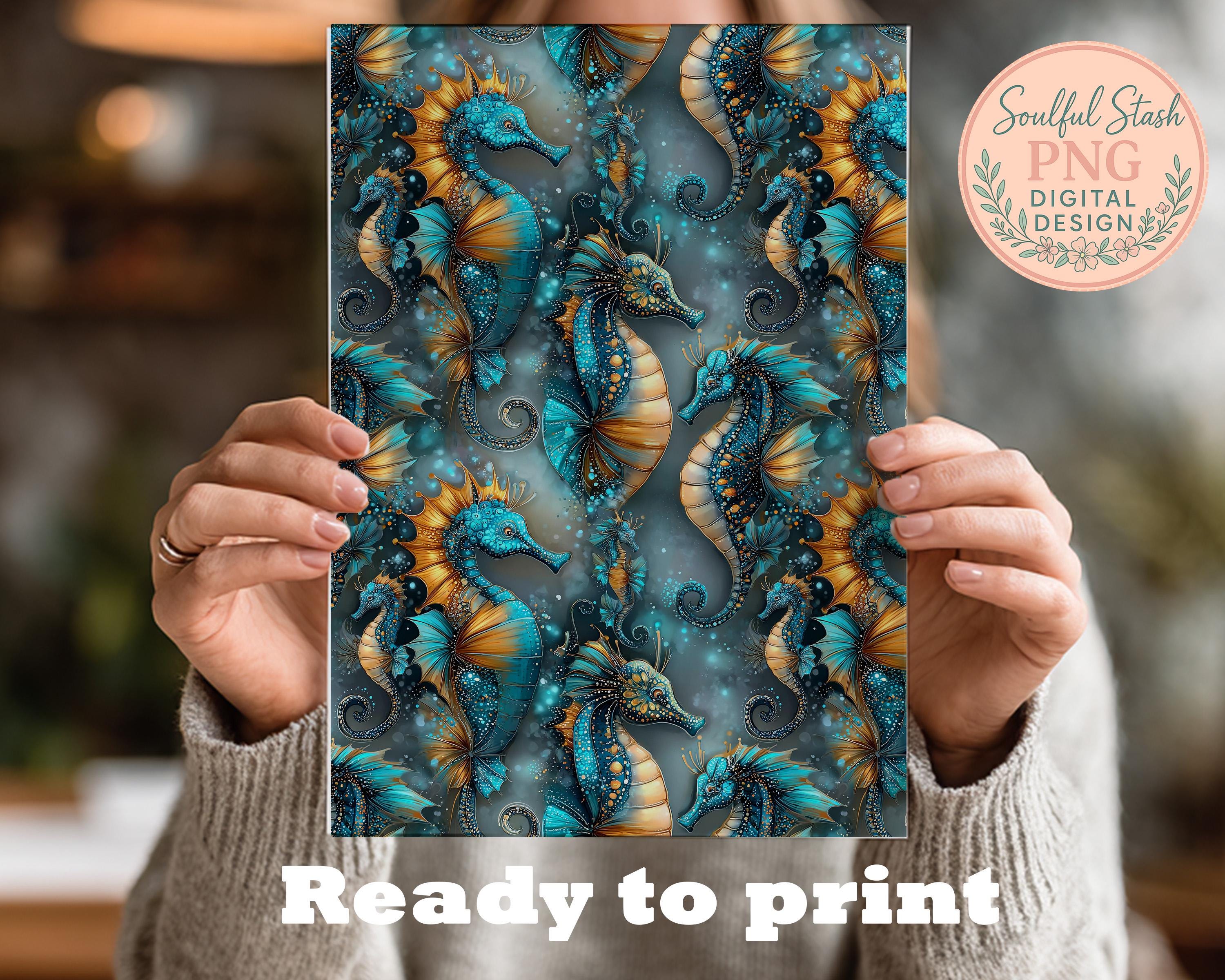 Under the Sea Seamless Pattern Bundle Ocean Nautical Designs Digital ...