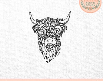 Highland Cow SVG Only