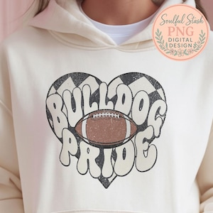 Bull Dog Team Pride Design PNG, Fierce School Spirit Graphic, TShirt Design, Shirt Graphic, Sublimation Design, Digital Download