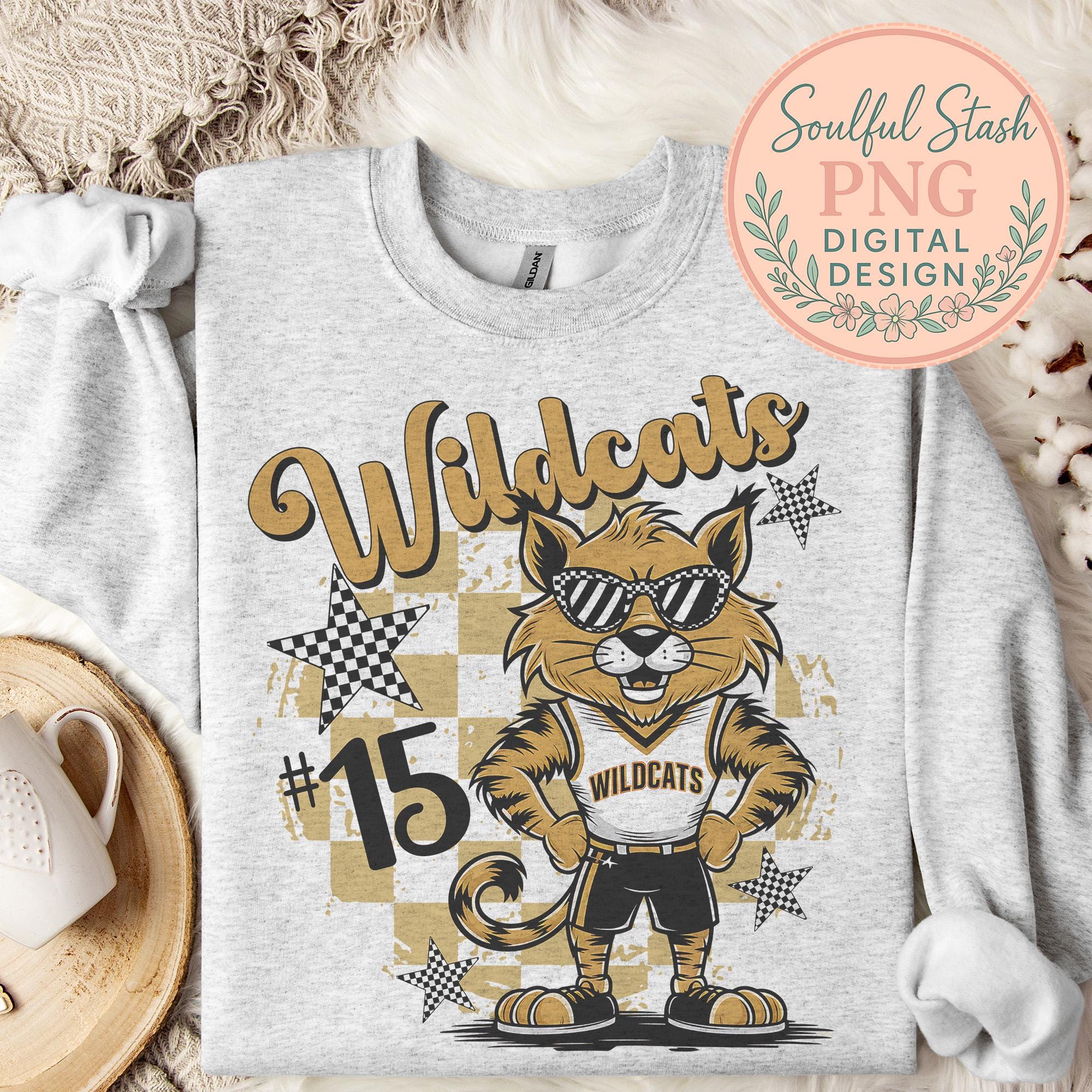 Cool mascotte de chat sauvage avec des lunettes de soleil PNG, graphique rétro esprit sauvage de chat, conception de tshirt, graphique de chemise, conception de sublimation, téléchargement numérique