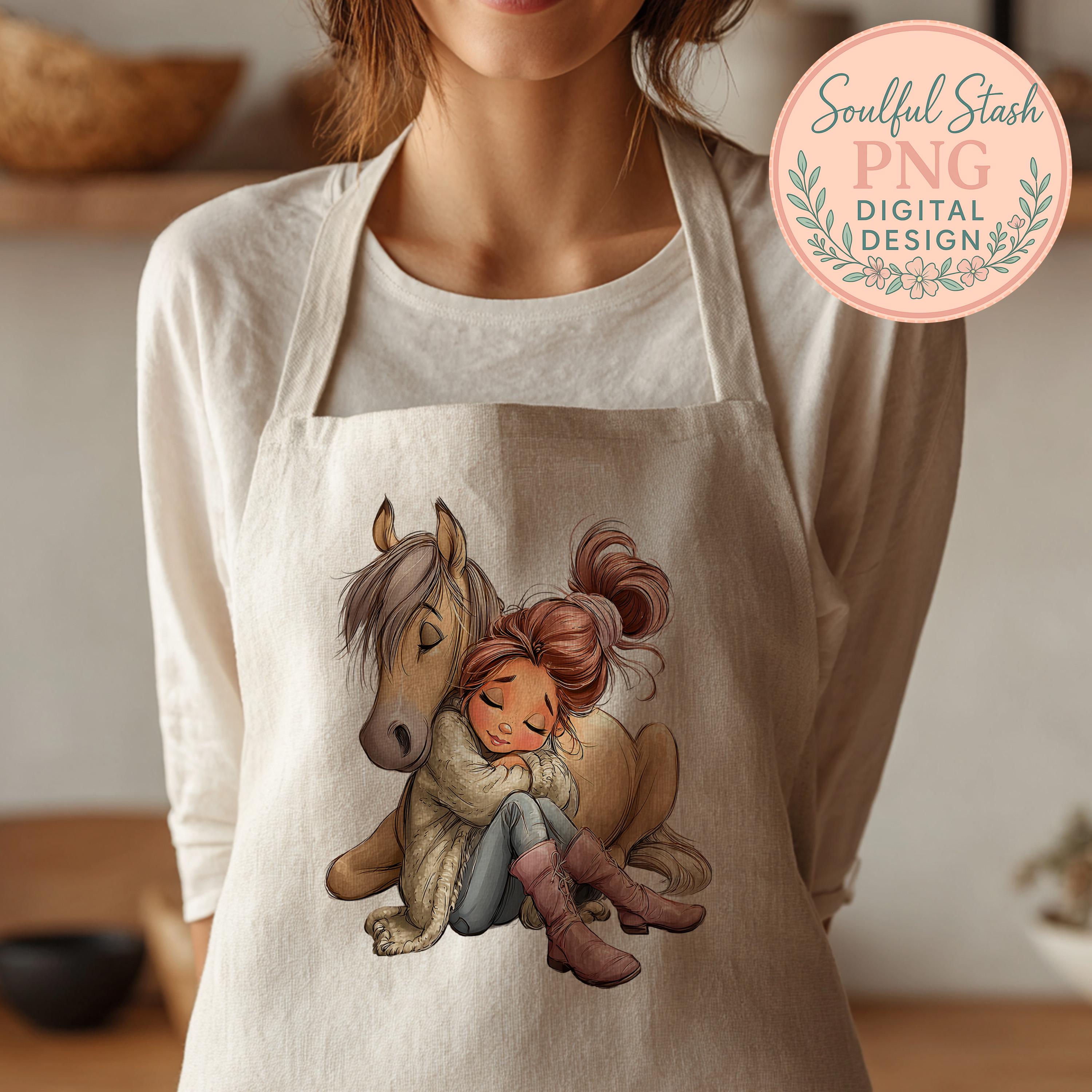 Whimsy Os Fairytale Girl Horse Clipart Bundle Whimsical Storybook Digital ...