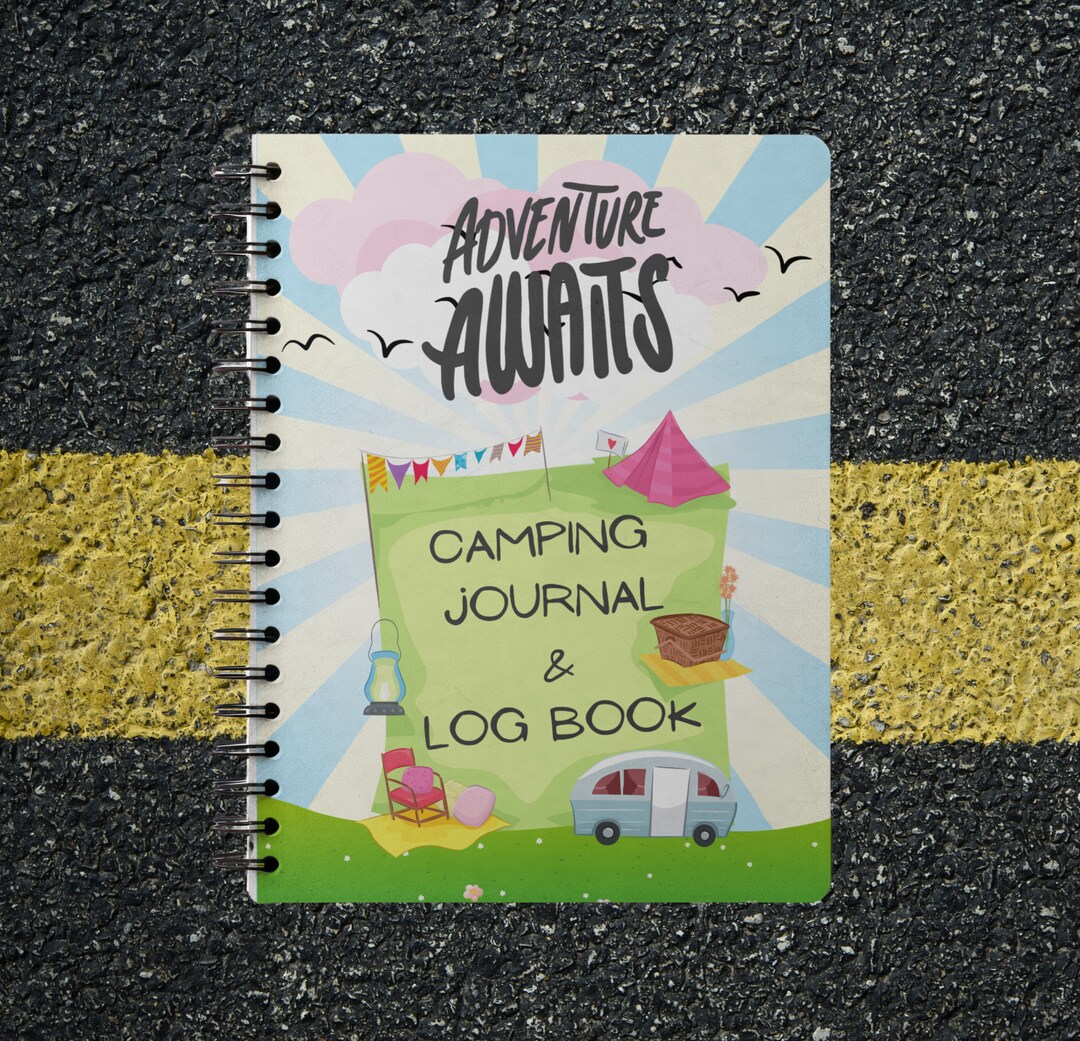 RV Camping Journal, Adventure Awaits, Poetry Writing Notebook Diary