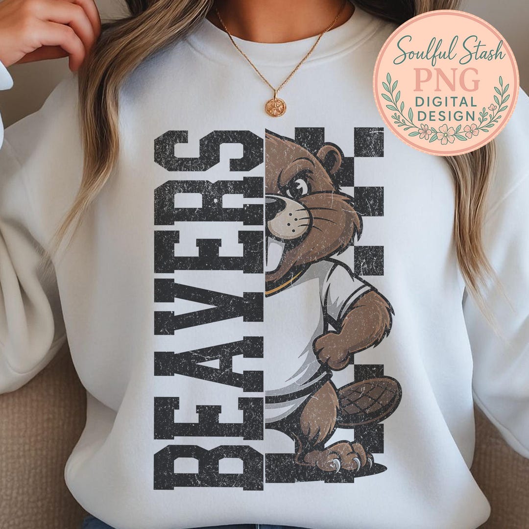 Beavers Unity Fierce Beavers Mascot PNG: School Spirit Graphic (digital Download) - Etsy