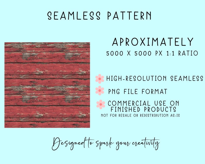 Farmhouse Pattern Texture Realistic Farmhouse Texture Seamless Patterns Bundle Country Farm ...