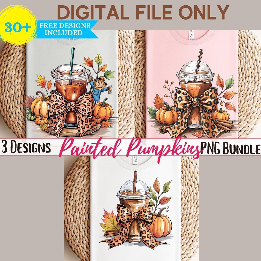 Pumpkin Spice Latte Digital Download, Fall Drink Clip Art, Autumn ...
