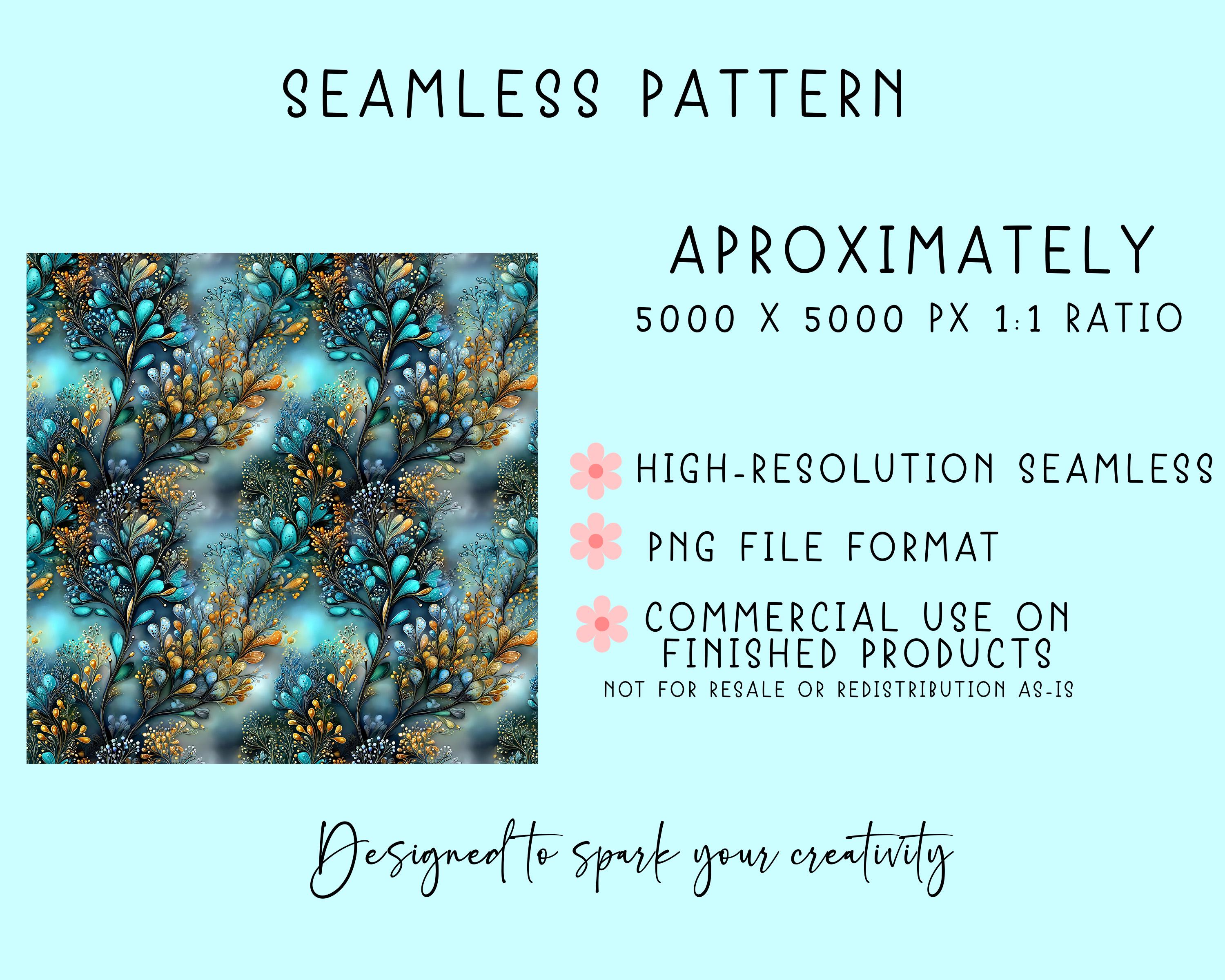 Under the Sea Seamless Pattern Bundle Ocean Nautical Designs Digital ...