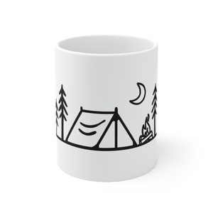 Camping Ceramic Mug 11oz
