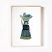 Blue Lady in México Digital Art Print - Etsy