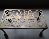Vintage English Brass 'Love Birds' Trivet, Kitchen Accessories, Kitchen Accent and Decor, country chic style