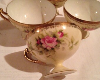 Porcelain Teacup and Saucer set.