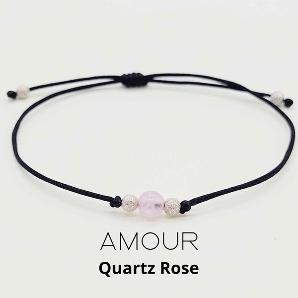 Bracelet Quartz rose Lithothérapie