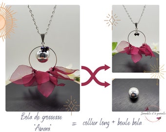 "Aïnara" gentle pregnancy bola necklace