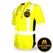 KwikSafety QUEEN BEE Safety Vest for Woen Yellow, ediu + TORTOISE
