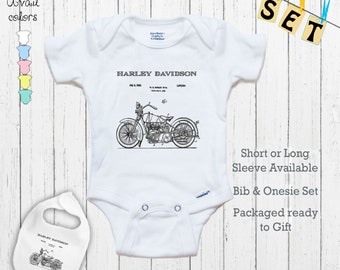 Harley Davidson Baby Etsy