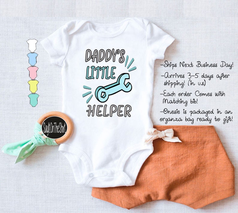 daddys little helper onesie