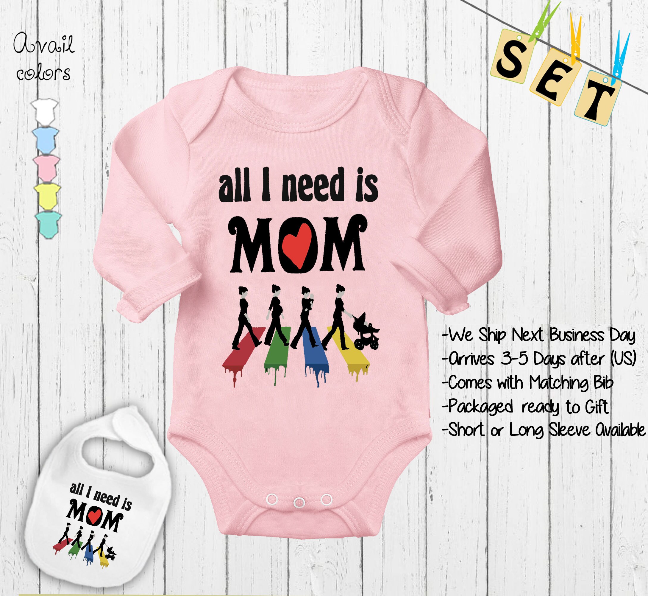 All I Need Is Mom Funny Music Beatles Lyrics Theme Play Etsy New Zealand