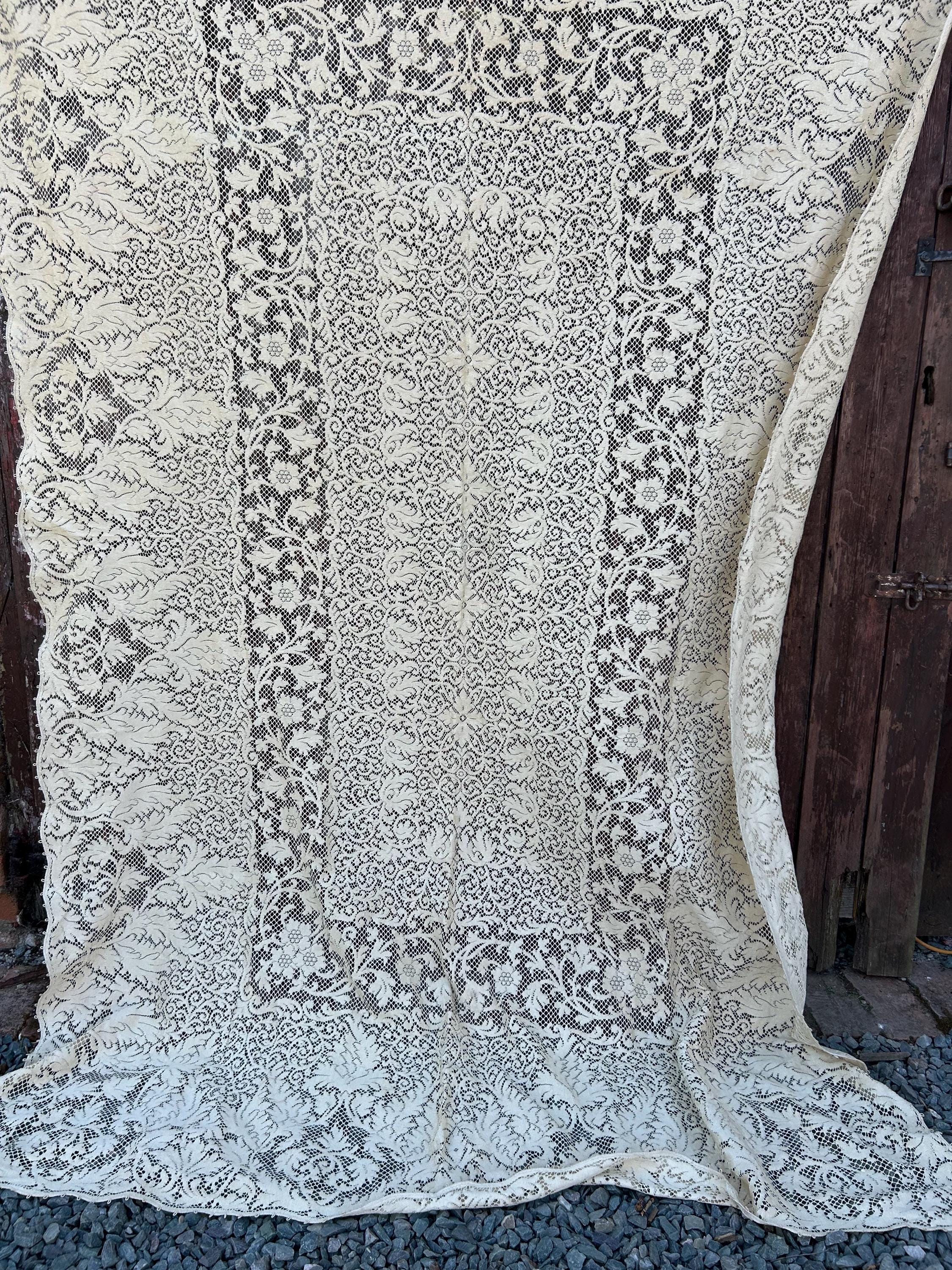 Quaker lace tablecloth - Etsy 日本