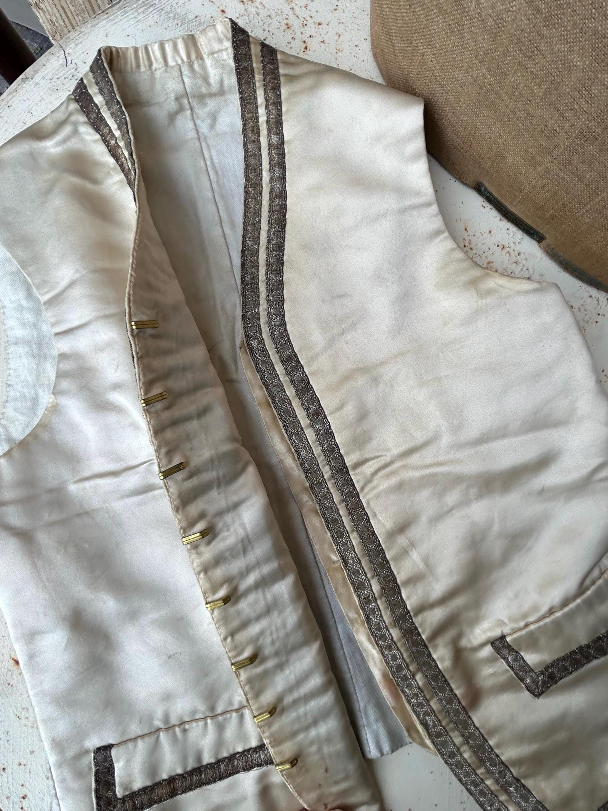 トップス France antique gilet original processing Antique French