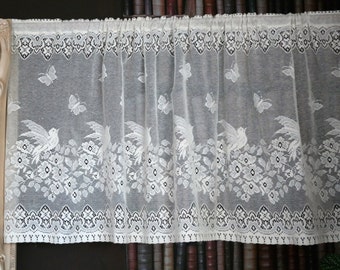 Cortina De Velo Macramé Color Crema - Por Metros, Con Anillas | Filtra La Luz, Estilo Vintage