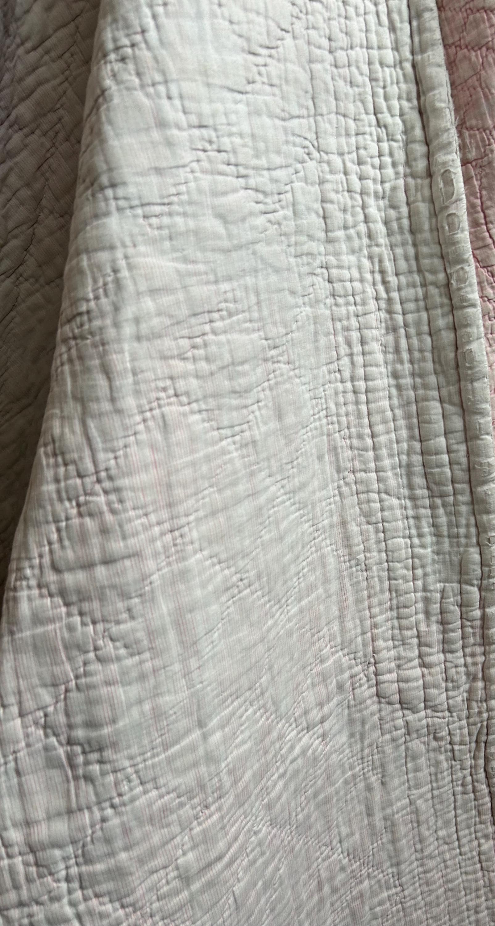 フレンチ アンティーク ブティ キルト ハンドステッチ ホワイト クロシェレース French boutis quilt - Etsy 日本