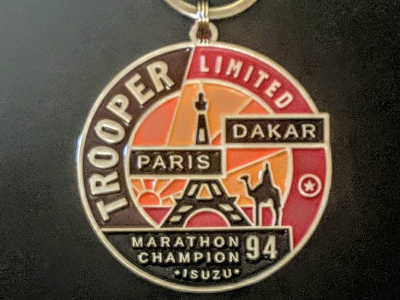 Trooper Limited Dakar to Paris Marathon Keychains J12 Izusu