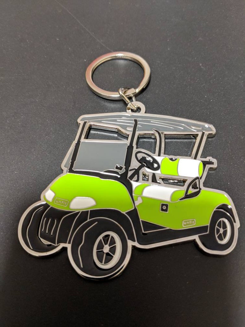 Golf Cart Keychains..9 colors to choose from....10.99ea..E9 Etsy