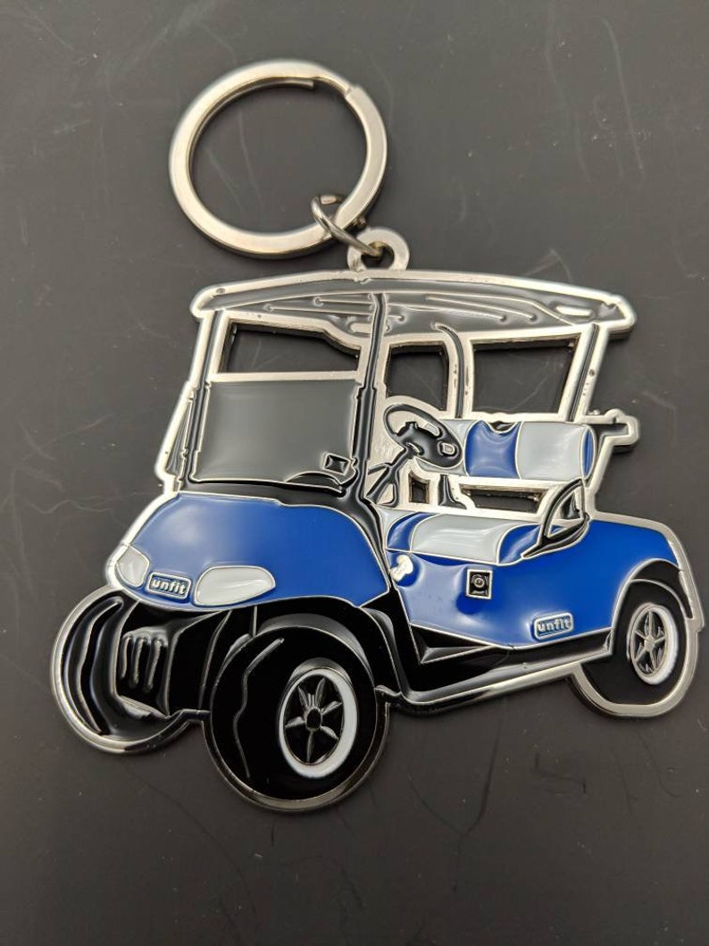 Golf Cart Keychains..8 colors to choose from....9.99ea..E9 Etsy