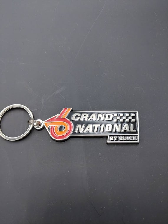 Vintage Buick Grand National Emblem Photo Keychain Great gift!