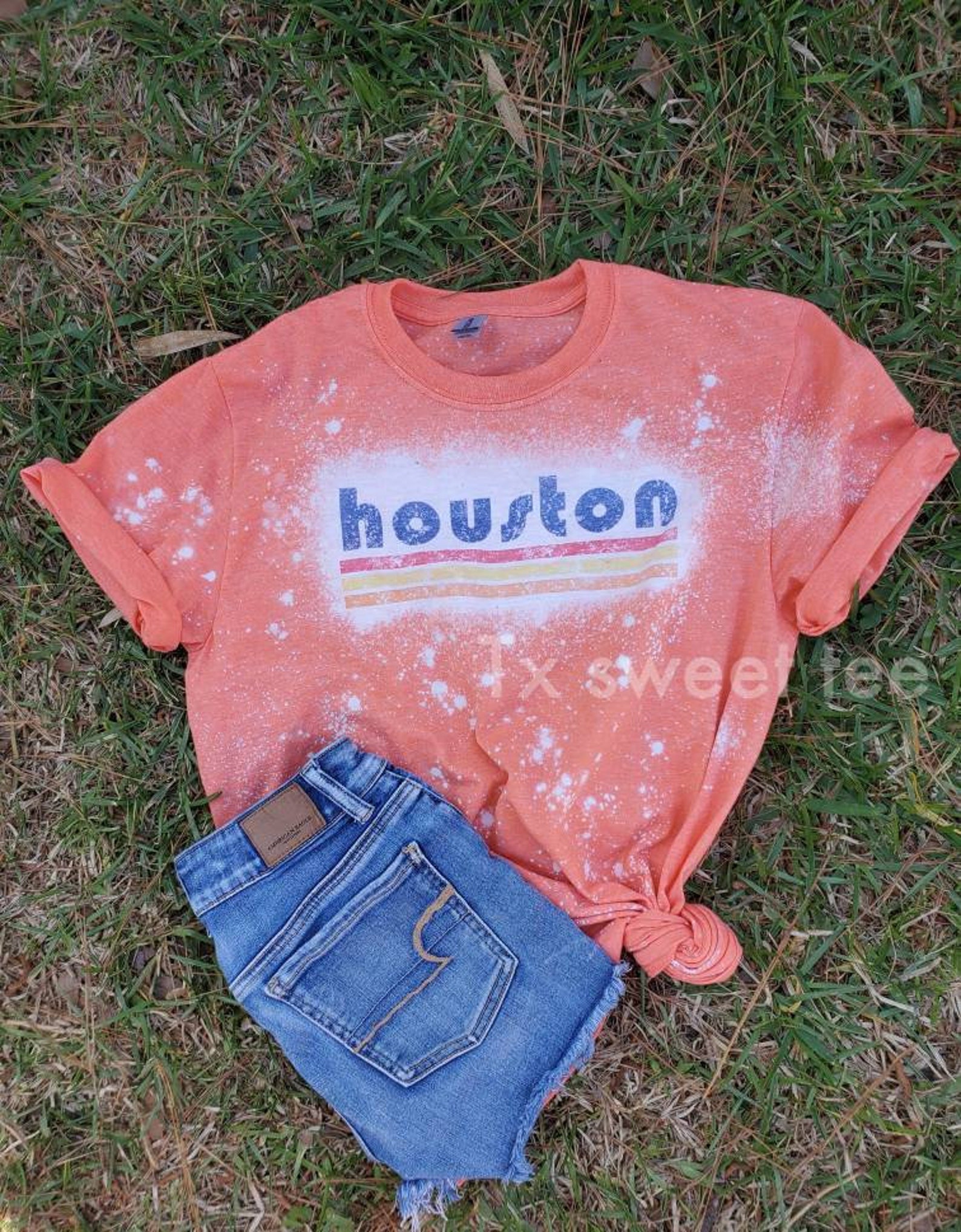 astros bleached shirt